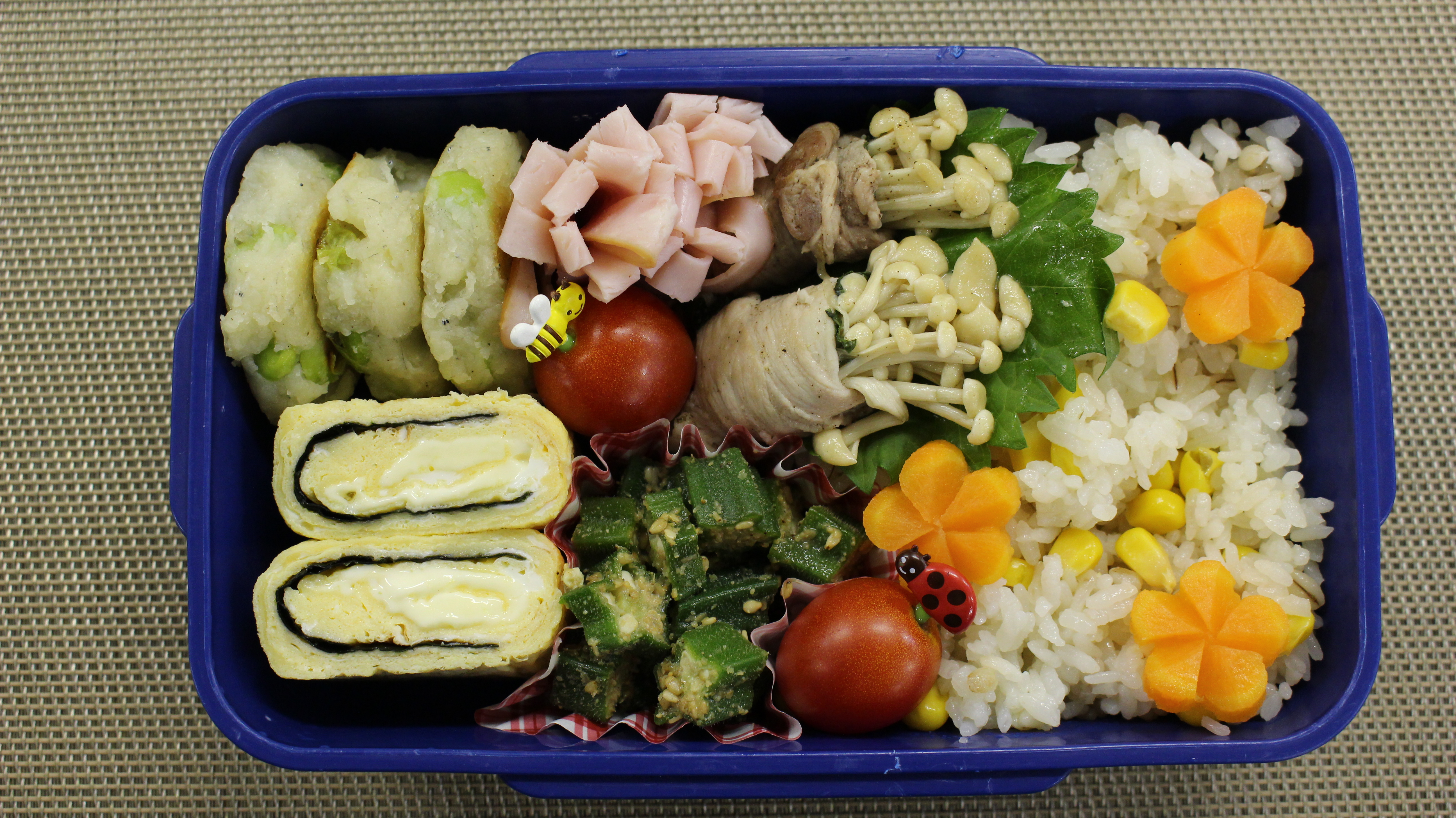 川島紗來さんのお弁当